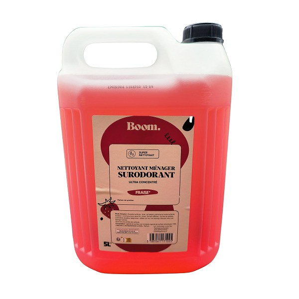 Nettoyant surodorant BOOM fraise 5 L