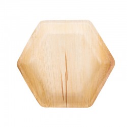 Assiettes RIMON hexagones palmier 26 cm X10