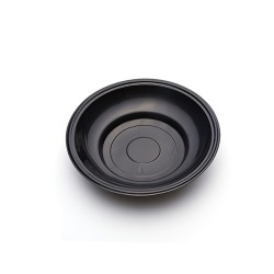 Bols RIMON plastique ronds épais noirs 21 cm X50