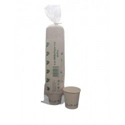 Gobelets carton blanc 4 oz 11cl X50