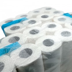 Papier toilette blanc 4 X 24 rouleaux   96 rouleaux de 150 feuilles