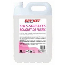 Nettoyant sols et surfaces DRY'NET professionnel bouquet de fleurs 5L