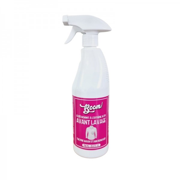 Détachant BOOM spray à l'oxygène actif avant lavage 750 ml