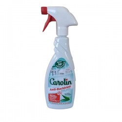 CAROLIN Spray 650ml Degraissant Antibacterien Nl.Fr.