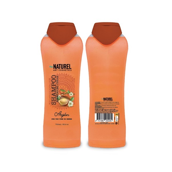 SHAMPOING ARGAN 750ML NATUREL ART COSMETICS