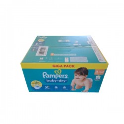 PAMPERS Couche Baby Dry T3 x 150 Giga Pack Nl.Fr. 