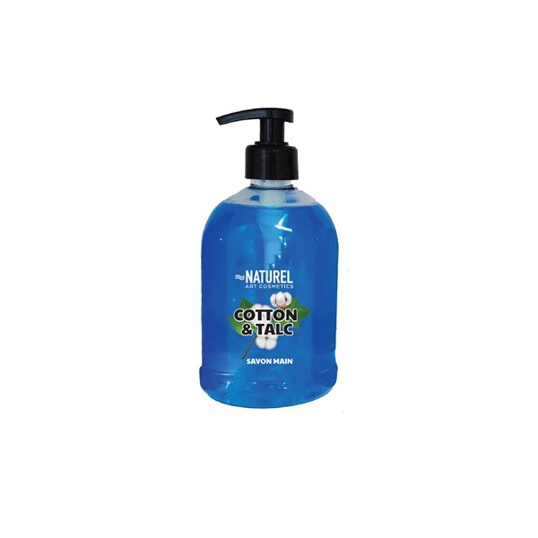 SAVON MAIN COTTON & TALC 500ML NATUREL ART COSMETICS