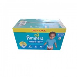 PAMPERS Couche Baby Dry T5 x 128 Giga Pack Nl.Fr.