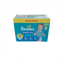 PAMPERS Couche Baby Dry T7 x 90 Giga Pack Nl.Fr.
