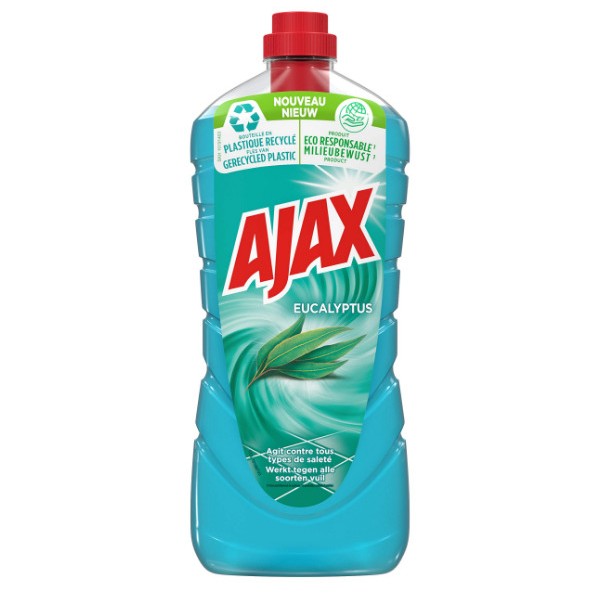 AJAX NETTOYANT MENAGER SOL DOUBLE FRAICHEUR EUCALYPTUS 1.5L