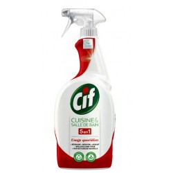 CIF NETTOYANT MÉNAGER CLEAN BOOST CUISINE ET SALLE DE BAIN 5 EN 1 750