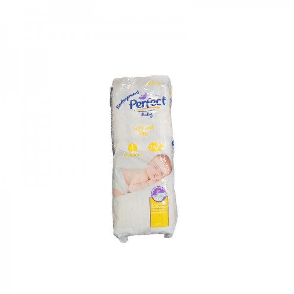 Couche Bébé PERFECT N°1 2/5KG X26