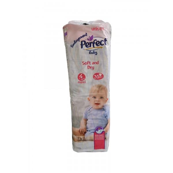 Couche Bébé PERFECT N°4 7/18KG X20