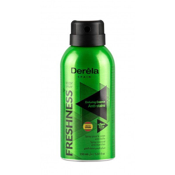 SPRAY DEODORANT POUR LE CORPS FRESHNESS ANTI-TACHE 150 ML DERELA