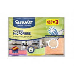 MICROFIBRE MULTI-USAGES MULTI PACK x3 SUAVETT