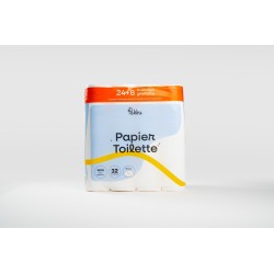 Papier toilette PEKKU 32 rouleaux (24+8)