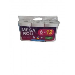 Papier toilette MEGA ROLL 3plis x6rlx 12