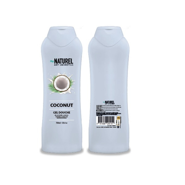 GEL DOUCHE COCONUT 750ML NATUREL ART COSMETICS