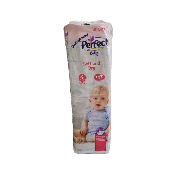Couche Bébé PERFECT N°4 7/18KG X20