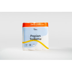 Papier toilette PEKKU 32 rouleaux (24+8)