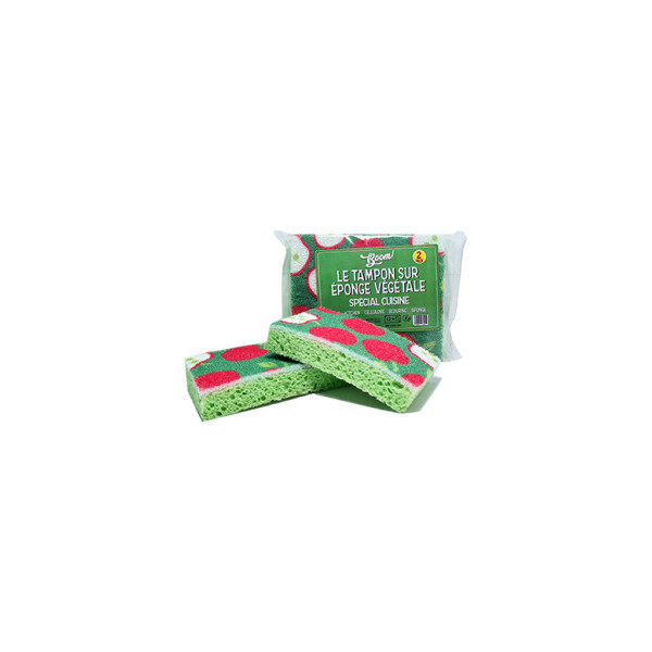 Tampons sur éponge végétale BOOM cuisine X2