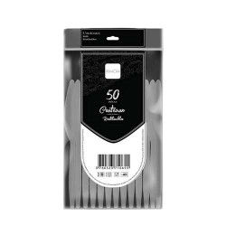Couteaux RIMON plastique transparents réutilisables X50
