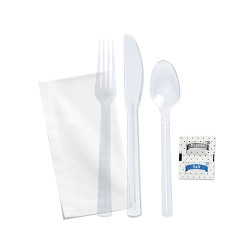 Kit couverts 6/1 RIMON fourchette couteau cuillière à café serviette