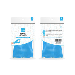 Gants RIMON multi usages latex naturel taille S X2