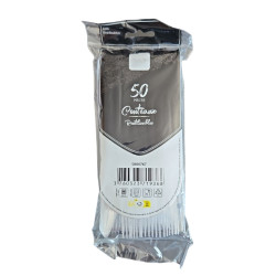 Couteaux RIMON plastique transparents réutilisables X50