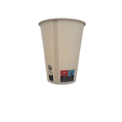 Gobelets carton blanc 12oz 35cl X50