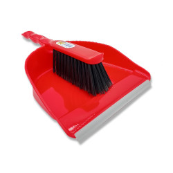 Combiné pelle balayette SET PIULIZIA standard avec gomme et clip