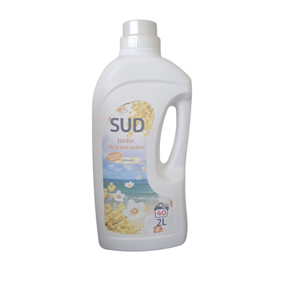 Lessive liquide Mimosa (Jardin Méditerranéen) SUD 2L 40D