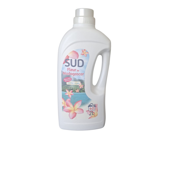 Lessive liquide Vanille-Argan (Fleur de Madagascar) SUD 2L 40D