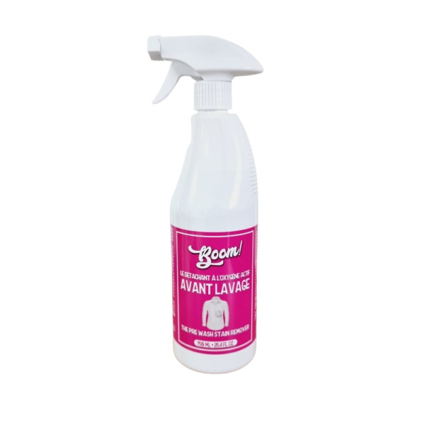 Détachant BOOM spray à l'oxygène actif avant lavage 750 ml