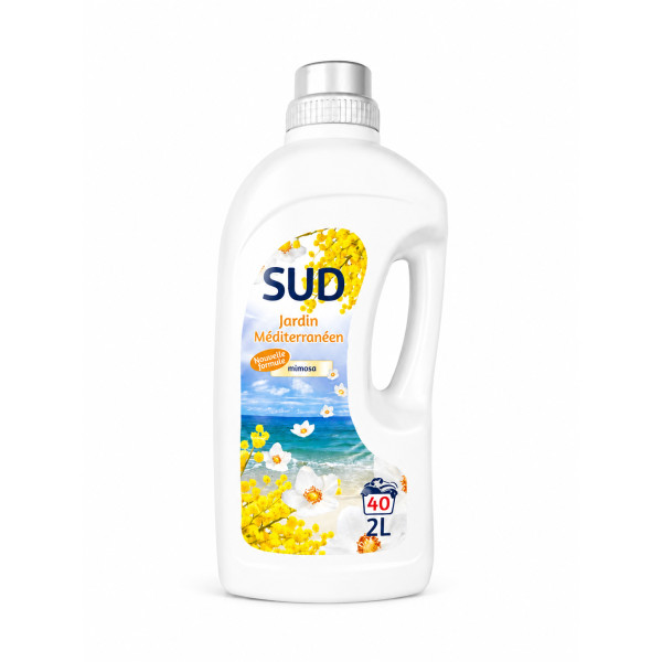 Lessive liquide Mimosa (Jardin Méditerranéen) SUD 2L 40D