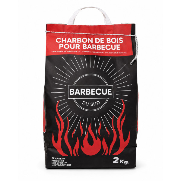 CHARBON DE BOIS 2kg Barbecue du Sud