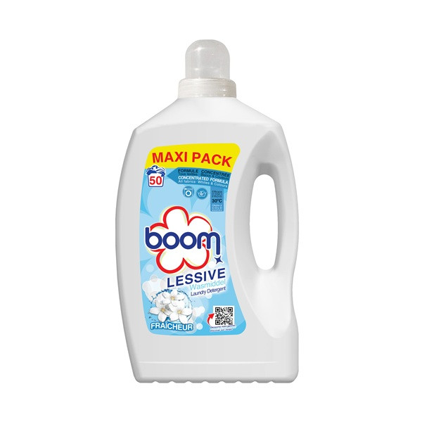 Lessive  liquide concentré - Fraicheur BOOM 50 lavages  2,65 L