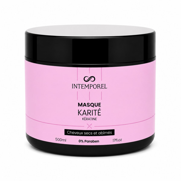 Masque cheveux 500ml Karité Kératine INTEMPOREL