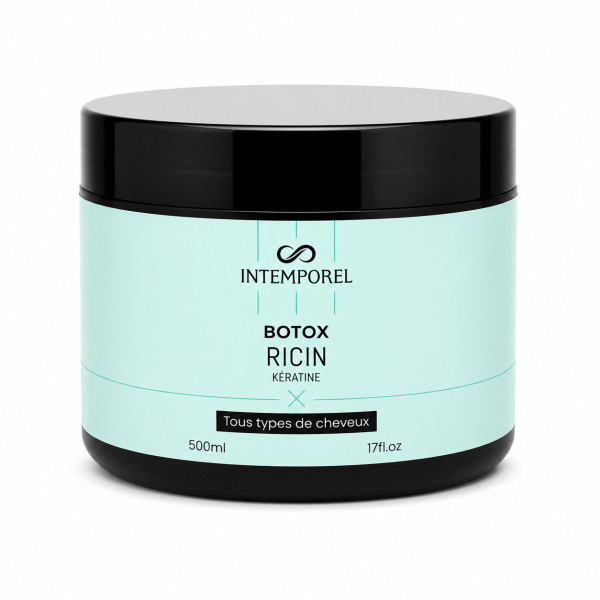 Soin Botox cheveux 500ml Ricin Kératine INTEMPOREL