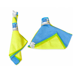 Lot x3 microfibres 30x30, 220gsm  BLUE WAVE