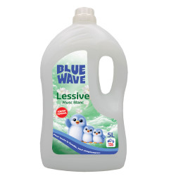 Lessive Musc blanc 5L 126D  BLUE WAVE