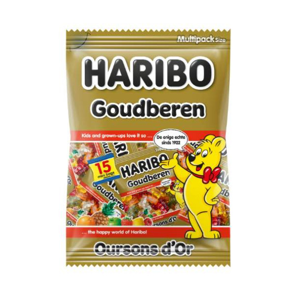 Haribo Mini Goudberen 375g  (DLV 30/04/27)
