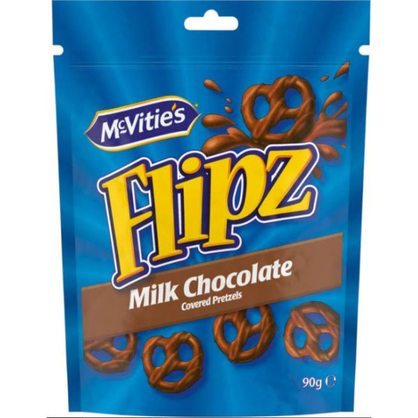 McVities Flipz Milk Chocolate 90g  (DLV 24/04/27) 
