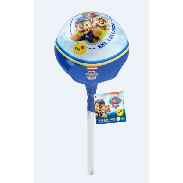 Paw Patrol XXL Lollipops Orange&Strawberry 15x10g  (DLV 15/05/28)