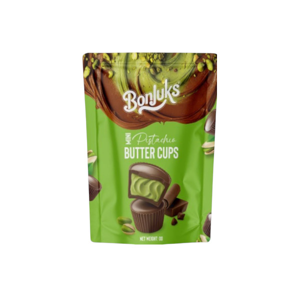 Bonjuks Butter Cups Pistachio 90g (DLV 09/07/27)