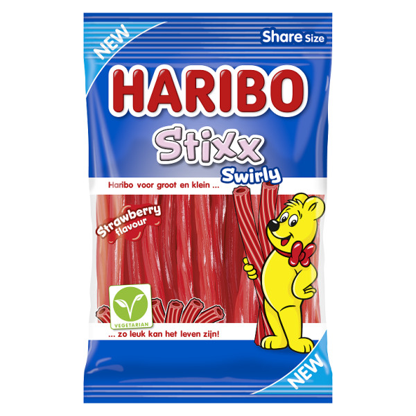 Haribo Stixx Swirly 160g (DLV 31/07/27)