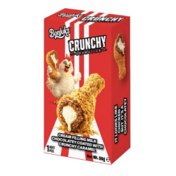 Bonjuks Crunchy Drumstick Cls Choco Coated&caramel 50g (DLV 11/07/27)
