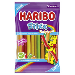 Haribo Stixx Rainbow 160g  (DLV 30/09/27)