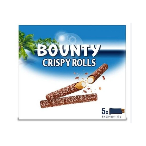 Bounty Crispy Rolls  5x23,4g  (DLV 02/02/27)