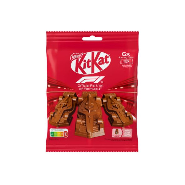 KitKat Formula1 6pk Icon Cars 66g (DLV 30/04/27)